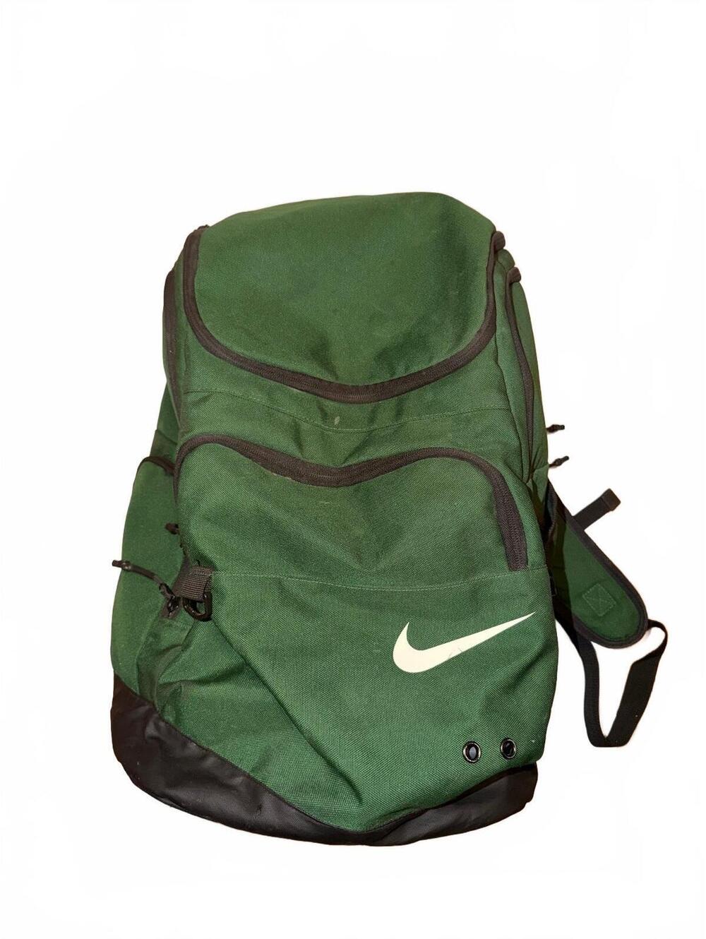 Nike Green Backpack Just Do It Swoosh Logo School Gym Bag